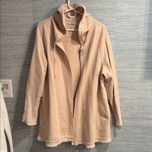 LOGO by Lori Goldstein Tan Utility Jacket